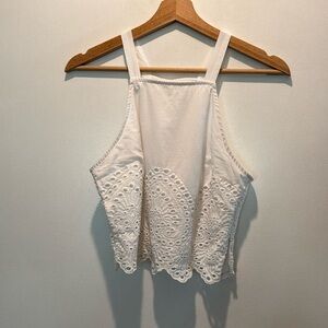 Abercrombie & Fitch Eyelet Tank Top